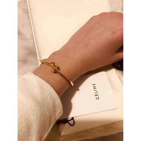 celine armband gold|Celine gold jewelry for women.